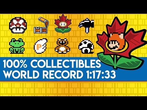 Super Mario Bros. 3 100% All Collectibles World Record 1:17:33