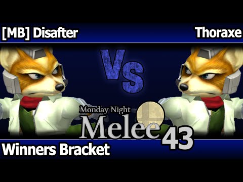 MNM 43 Melee - [MB] Disafter (Fox) vs Thoraxe (Fox) - Winners Bracket