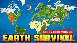 [Minecraft]　りこと世界旅行🌍 Earth Survival