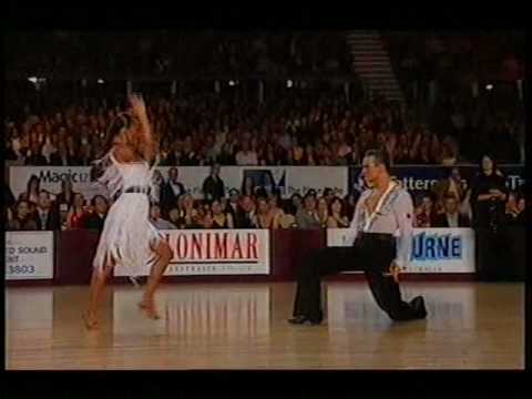 IDSF World Latin Championships 2008 Paso Doble solo Alexey Silde & Anna Firstova.