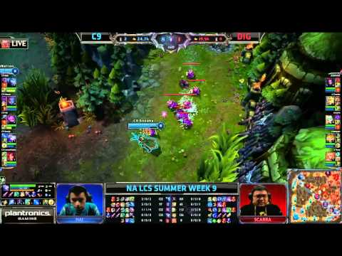 LCS NA Summer 2013 W9D2: Cloud 9 vs Team Dignitas (16.08.2013)