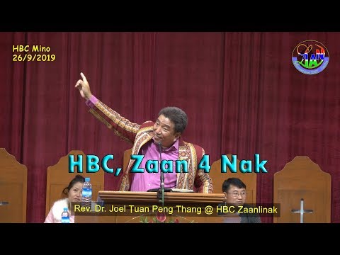 Rev  Dr  Tuan Peng Thang HBC Zaanli nak 26/9/2019