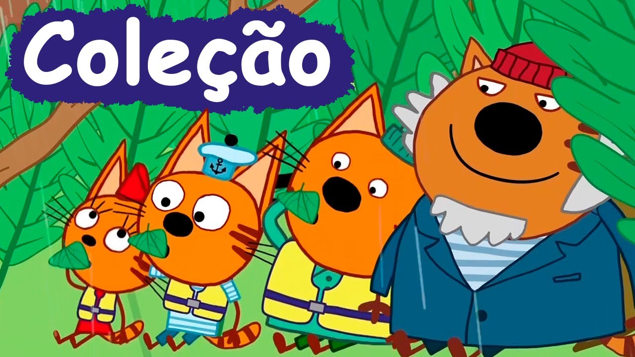 Kid-E-Cats em Portugues | Coleção dos episódios | Desenhos para crianças
