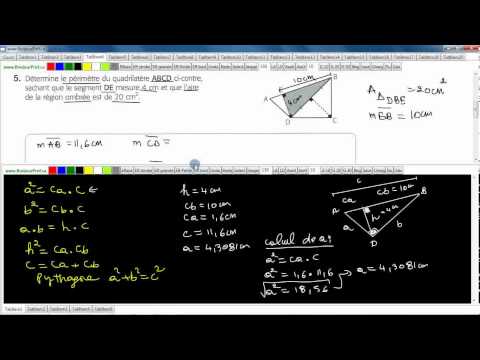 comment trouver triangle rectangle