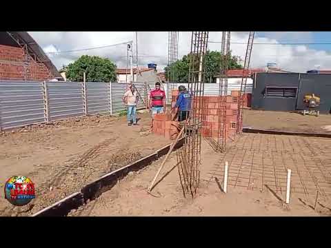 Chorrochó-BA: Prefeito Dilan Oliveira visita obras da construção da unidade básica de saúde porte 1.