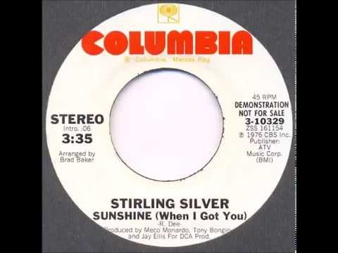 Sterling Silver -  Sunshine (When I Got You) (1976)