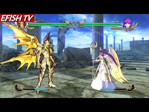 Gemini Saga God Cloth vs Athena (Hardest AI) - Saint Seiya: Soldiers' Soul