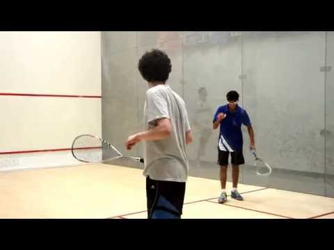1-Y Ibrahim [EGY] v S Scherl [USA] BU15 Final - Game 1-US Jr Open Squash 2013 -