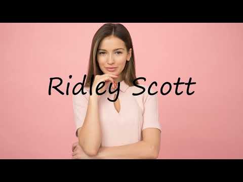 How to pronounce Ridley Scott in English?