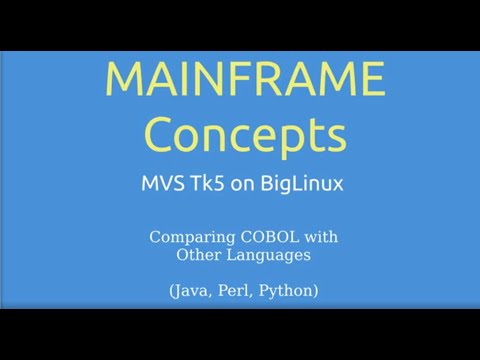 COBOL vs Java vs Python vs Perl Performance Comparison Part 1