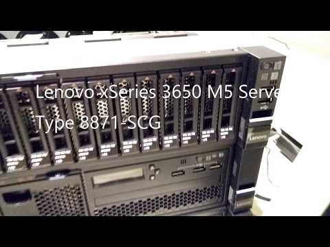 Lenovo ThinkServer System x3650M5 - Type 8871-SCG