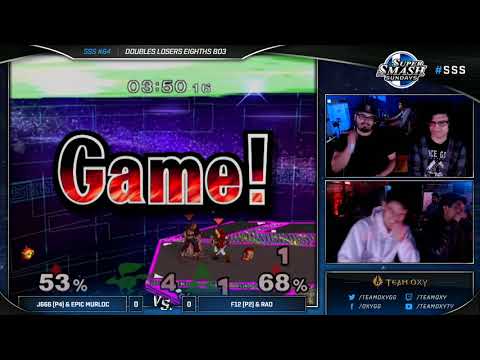SSS #64 - J666 & Epic Murloc vs. F12 & Rad - SSBM - Losers Eighths