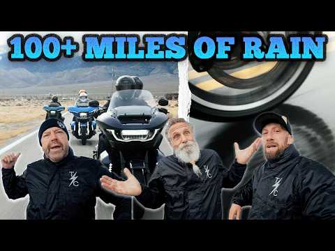 100+ Miles of Rain to Death Valley | Day 1 Motorcycle Adventure