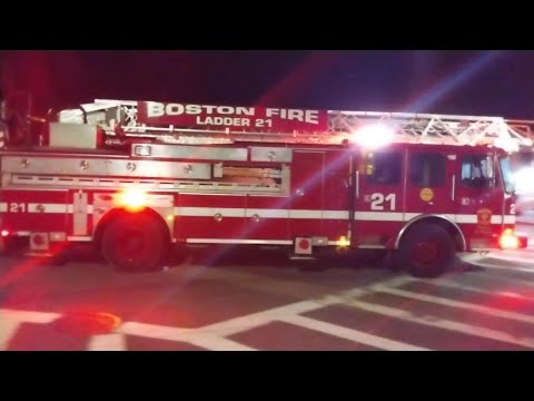 Boston, MA Ladder 21 responding to a Cardiac Disorder 5/31/22