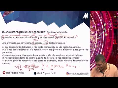 Questão ANALISTA PROCESSUAL - DPE - RS -  FCC 2017 por Professor Augusto Netto