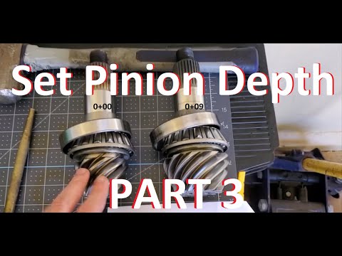 Part 3 4.88 Dana Spicer How to Calculate & Figure Pinion Depth / M220 M210 + Lisle Tool 59400