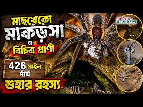 ৪২৬ মাইল দীর্ঘ গুহায় বাস করে মাছখেকো মাকড়সা!