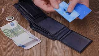 Якісний горизонтальний гаманець із натуральної шкіри ST Leather 22455 чорний