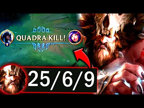 UDYR TOP BUT I 1V5 AND 100% DELETE ANYTHING I SEE (HARD GAME) - 2025 Udyr TOP Gameplay Guide
