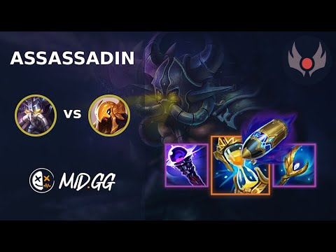 MID.GG: [ Assassadin ] Kassadin MID vs Azir | NA GRANDMASTER | LOL Season 2025