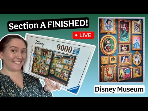 9000 piece Disney Museum section A finished!