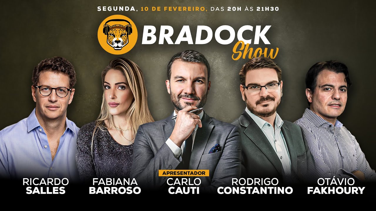 Bradock Show 10/02/25 - Carlo Cauti, Constantino, Fabiana Barroso, Ricardo Salles e Otávio Fakhoury
