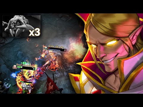 3 TIMES SOLO KILL | ABSOLUTELY EZ HUSKAR MID | Dota 2 Invoker