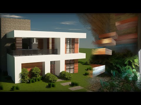 ✔ How To Build a MINECRAFT MODERN HOUSE | Ultra Realistic Graphics 2021 - RTX 3080