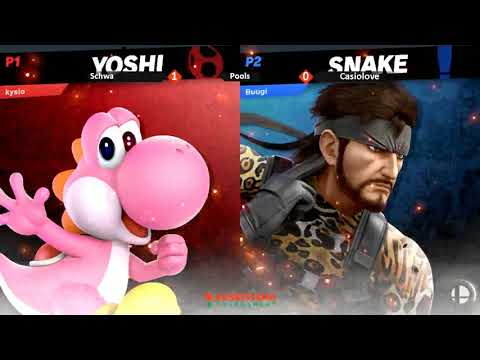 Koneistamo 18 - Ultimate Singles - Pools - Schwa(Snake) vs Casiolove(Palutena, Yoshi)