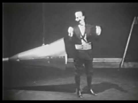 Le Petomane farting on film in 1900.