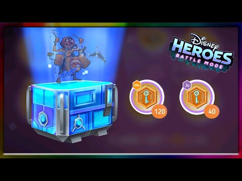 x85 MEMORY CRATE OPENING - Best Crate ever? - Disney Heroes Battle Mode