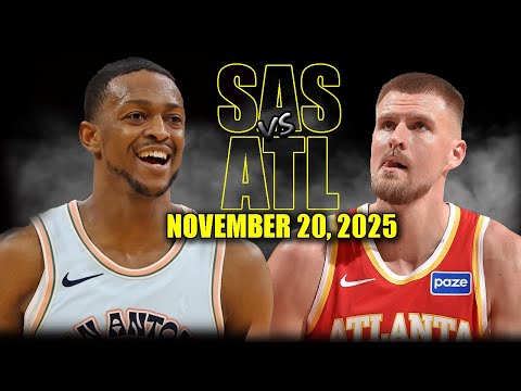 San Antonio Spurs vs Atlanta Hawks Full Game Highlights - November 20, 2025 | NBA Season