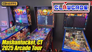 ClawCADE @ Tanger Outlets Foxwoods, June 2025 arcade tour (Mashantucket CT), new 4K full walkthrough