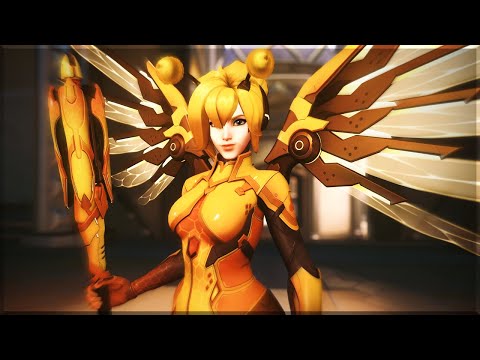 *Honey Bee Mercy Skin is SO CUTE!* ^ᴗ^ - Overwatch 2 Mercy Main Competitive Gameplay