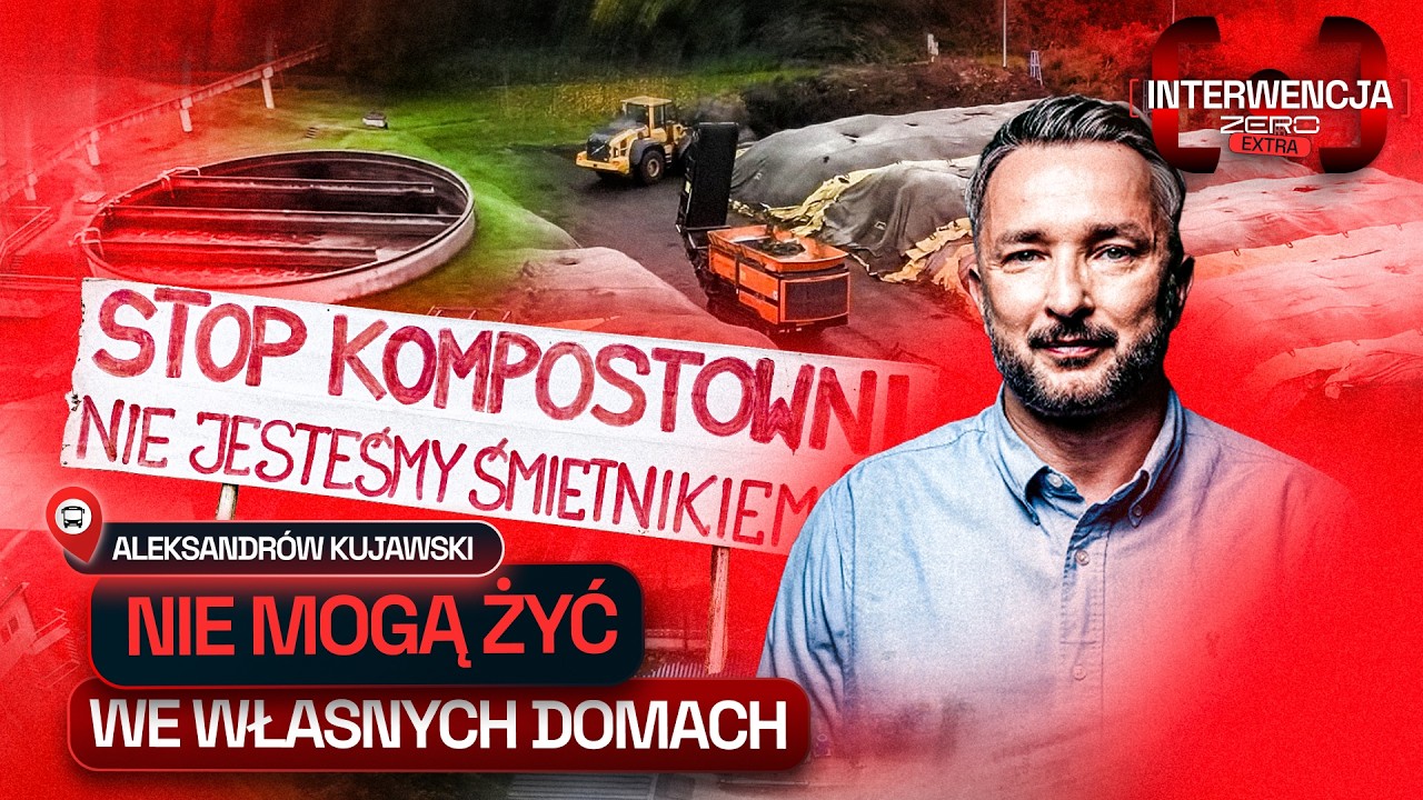 ŚMIERDZĄCY PROBLEM W ALEKSANDROWIE  KUJAWSKIM. WINNA KOMPOSTOWNIA?