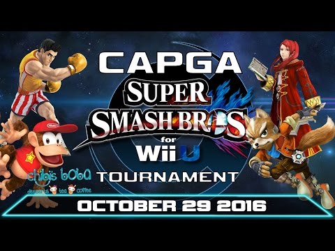 Capga Smash 4 Tournament at Chibi's Boba 10/29/2016 Part 1