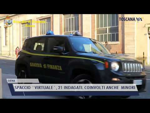 2021-12-02 SIENA - SPACCIO 'VIRTUALE', 21 INDAGATI. COINVOLTI ANCHE  MINORI