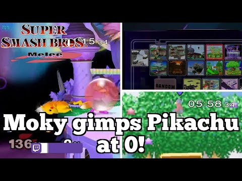 Daily Melee Highlights: Moky gimps Pikachu at 0!