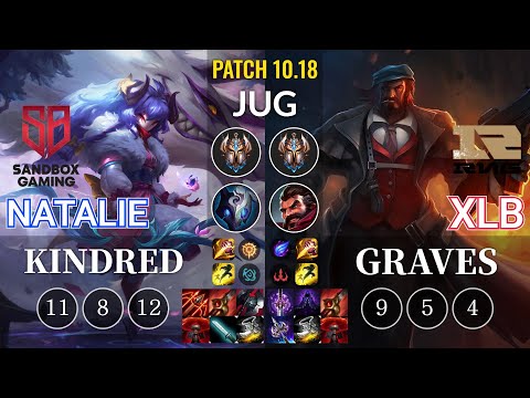 SB Natalie Kindred vs RNG XLB Graves Jungle - KR Patch 10.18