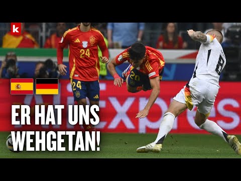 "Das hätte Rot geben müssen": De la Fuente über Kroos-Tackle | Spanien - Deutschland 2:1