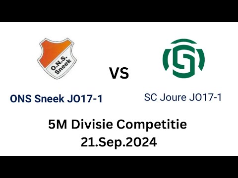 ONS Sneek JO17-1 vs SC Joure JO17-1 (5M Divisie Competition 21.Sep.2024)