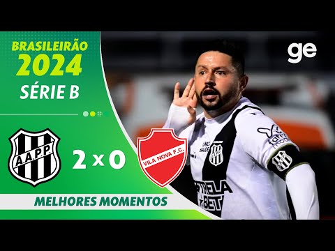 Gols e lances de Ponte Preta x Vila Nova-GO