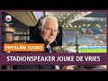 REPO: Stadionspeaker Jouke de Vries roept om in leeg stadion
