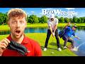 BIG WEDGE BLINDFOLD GOLF CHALLENGE