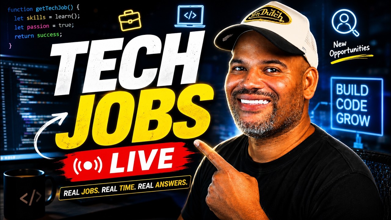 Web Developer Looking For Tech Jobs Live + Q&A