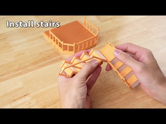 Конструктор-румбокс Mini House серии Вилла &ndash; Дом мечты (свет)