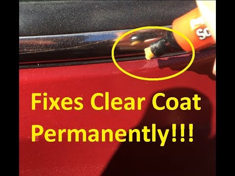 How to Touch Up Faded Clear Coat with a Dupli-Color Pen PERMANENTLY!