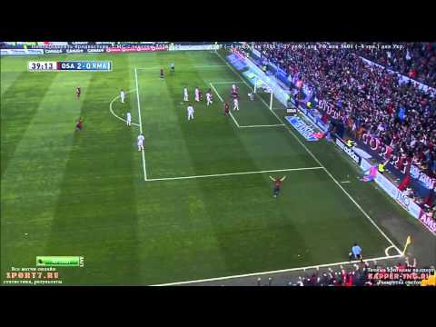 Oriol Riera goal vs Real Madrid     Osasuna - Real Madrid 2-0 2013 HD