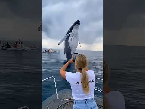 “Whale Attack: La Balena Gigante che Distrugge una Barca | Realistic Ocean Scene”