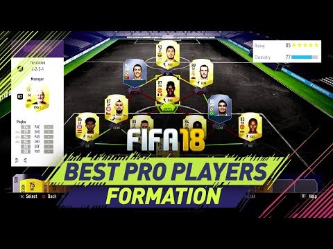 FIFA 18 BEST PRO PLAYERS FORMATION TUTORIAL - 4-2-3-1 REVIEW - BEST INSTRUCTIONS & TACTICS